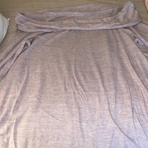 Long sleeve, off the shoulder shirt, super soft